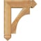 Ekena Millwork Westlake Arts and Crafts Rough Sawn Bracket w/ Offset Brace, Western Red Cedar, 6"W x 18"D x 22"H BKT0604X18X22WTL03RWR - alternate 2